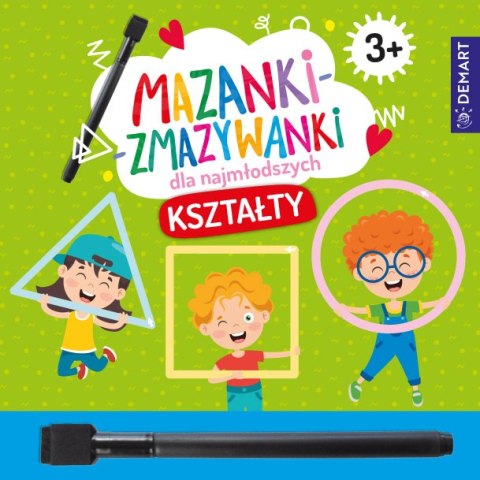 Mazanki-zmazywanki dla najmłodszych. Kształty