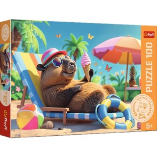 PUZZLE 100 Relaks w stylu kapibary 16537