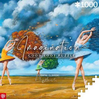 Puzzle 1000 Imagination Rafał Olbiński The Shape of Color Green