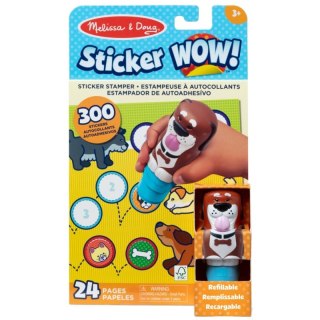 Stempel z naklejkami Piesek + książeczka Mellisa&Doug