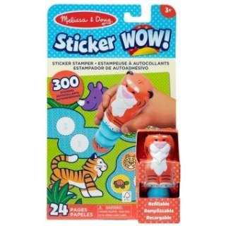 Stempel z naklejkami Tygrysek + książeczka Mellisa&Doug