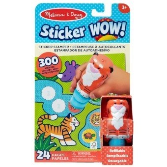 Stempel z naklejkami Tygrysek + książeczka Mellisa&Doug