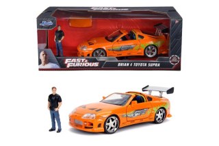Auto Szybcy i wściekli Toyota Supra 1:24 z figurką