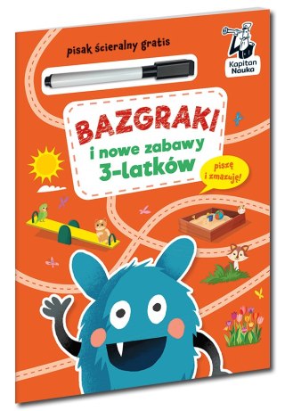 Bazgraki i nowe zabawy 3-latków. Kapitan Nauka. Bazgraki