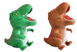 Gniotek dinozaur T-Rex gumowy 1szt.mix