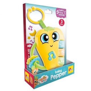 Lisciani Carotina Baby zabawka elektroniczna z grzechotką papriko 304-109883