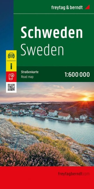 Mapa Szwecja 1:600 000
