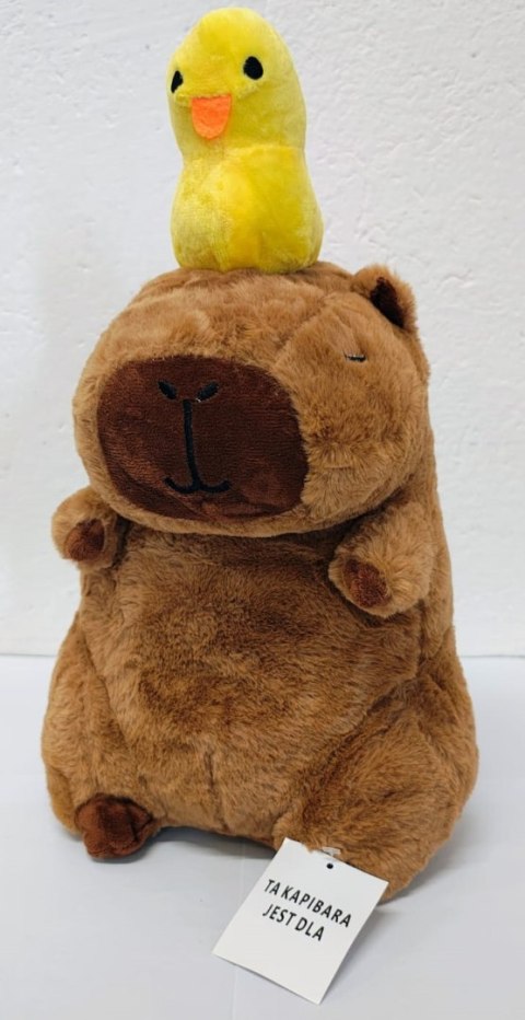 Maskotka Kapibara z kaczką 30cm