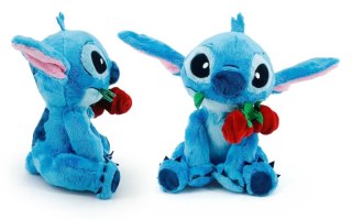 Maskotka Stitch z różą 25 cm 1 szt.