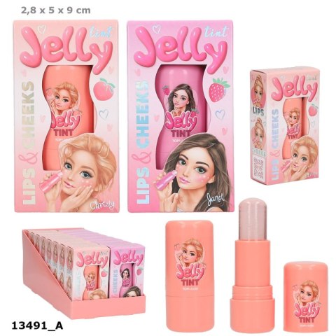 Żelowy sztyft do ust i policzków Top Model BEAUTY&ME 1szt.mix 13491A