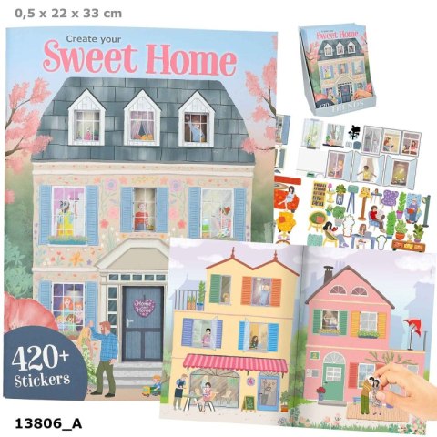 Zestaw kreatywny z naklejkami Sweet Home 13806A