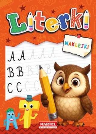 Literki z naklejkami