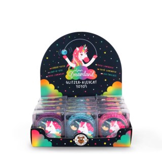 Jojo brokatowe ze światłem Dreamland 1 szt.mix