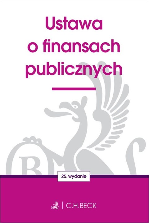 Ustawa o finansach publicznych wyd. 25