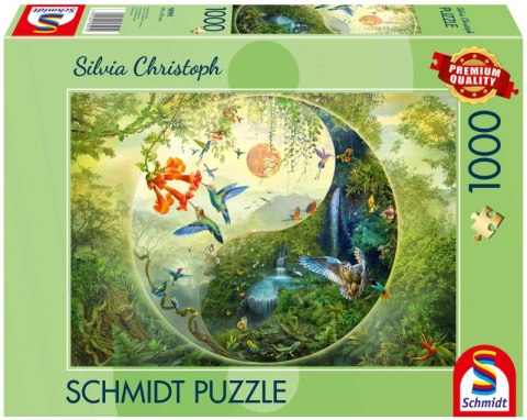Puzzle 1000 PQ Silvia Christoph W lesie kolibrów 113656