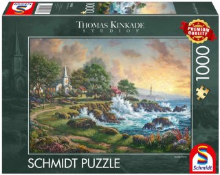 Puzzle 1000 PQ T.Kinkade Nadmorski krajobraz 113669