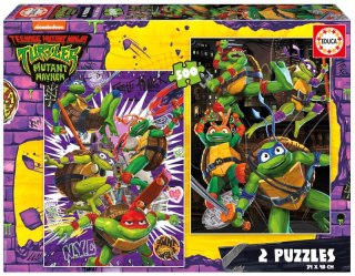 Puzzle 2x500 Wojownicze Żółwie Ninja 112826