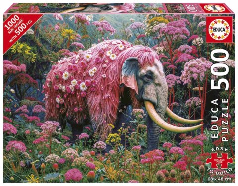 Puzzle 500 Kwiatowy Słoń 113447