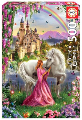 Puzzle 500 Wróżka i Jednorożec 109630