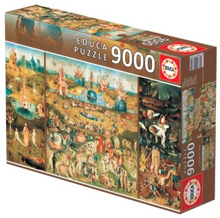 Puzzle 9000 Ogród rozkoszy ziemskich Hieronim Bosch