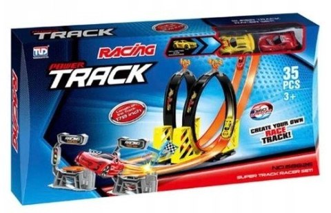 Tor wyścigowy z dwoma autami w zestawie SN008 AN01