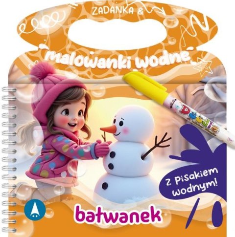 Bałwanek. Zadanka & malowanki wodne