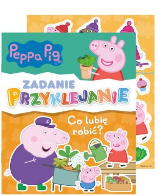 Co lubię robić? Zadanie Przyklejanie. Świnka Peppa
