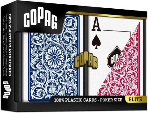 Karty do pokera Copag Elite Jumbo Face set 2x55
