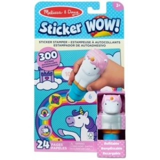 Stempel z naklejkami Jednorożec + książeczka Mellisa&Doug