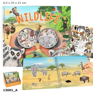 Zestaw Create your Wild life z naklejkami 13601A