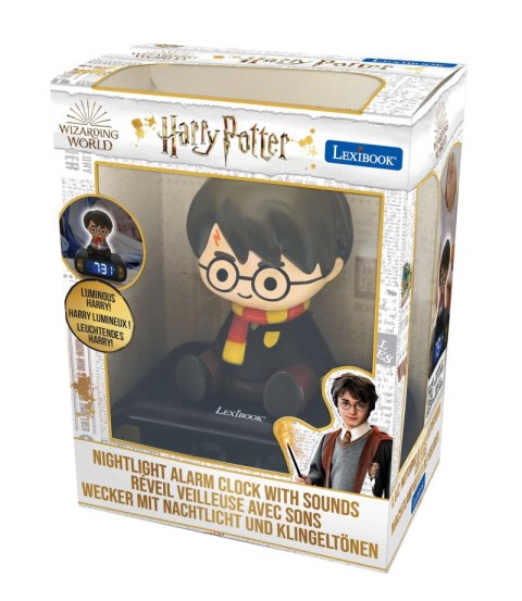 Budzik cyfrowy z lampką nocną Harry Potter i efektami dźwiękowymi RL800HP