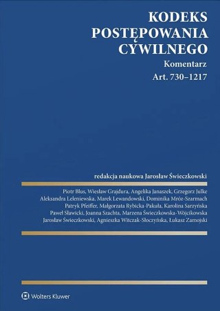 Kodeks postępowania cywilnego. Komentarz. Art. 730-1217
