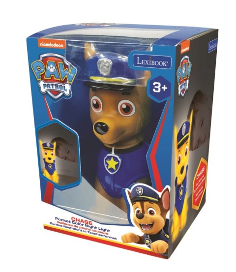 Lampka nocna zmieniająca kolor Psi Patrol ok. 13 cm NLJ001PA1