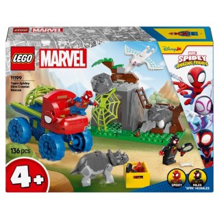 Lego Misja ratunkowa zespołu Spidey'ego w dinoterenówce 11199