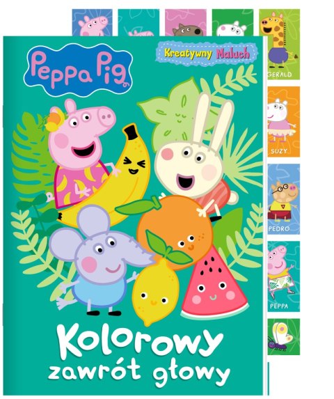 Kolorowy zawrót głowy. Świnka Peppa. Kreatywny Maluch