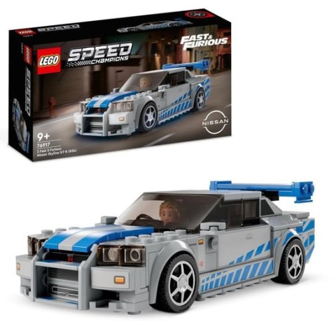 Lego Speed Champions Nissan Skyline GT-R R34 z filmu Za szybcy za wściekli 76917