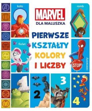 Pierwsze kształty, kolory i liczby. Marvel dla maluszka