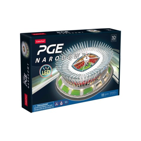 Puzzle 144 3D PGE Narodowy Led