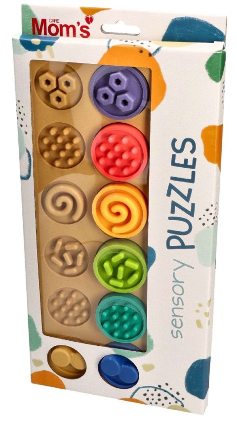 Puzzle sensoryczne XL kółeczka