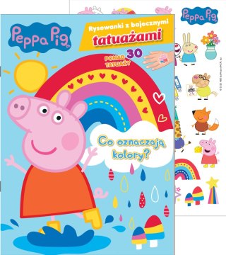 Co oznaczają kolory? Świnka Peppa. Rysowanki z bajecznymi tatuażami