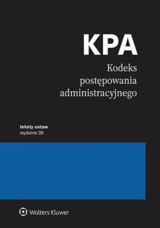 Kodeks postępowania administracyjnego. Przepisy wyd. 2025