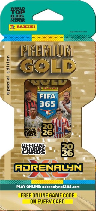 Panini Fifa 365 Adrenalyn XL 2026 blister gold