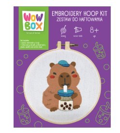 Zestaw do haftowania Kapibara Bubble tea WOW0270