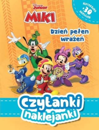 Dzień pełen wrażeń. Junior Miki. Disney. Czytanki naklejanki