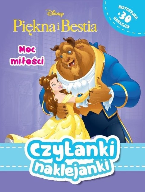 Moc miłości. Piękna i Bestia. Disney. Czytanki naklejanki