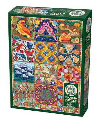 Puzzle 1000 Dwanaście dni Świąt Bożego Narodzenia 112202