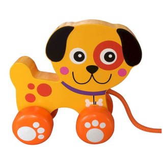 Drewniany Piesek do ciągnięcia SPW84981 AN01