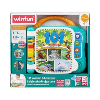 Edukacyjna książeczka dwujęzyczna 101 zwierząt 240402 AN01