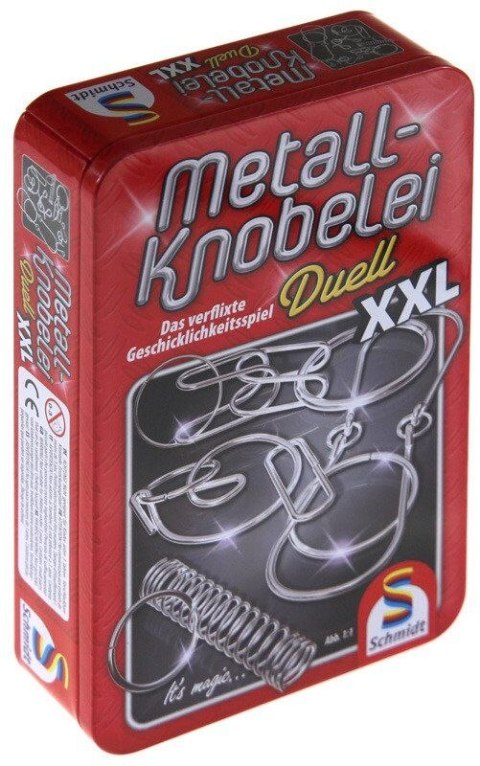 Łamigłówki druciane XXL w metalowej puszce