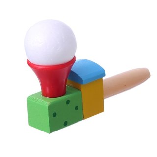 Dmuchawka drewniana lokomotywa mix. 1 szt.